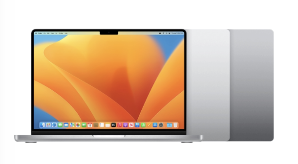 MacBook Pro with vibrant orange display - Royal Step