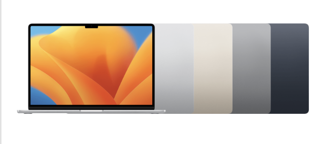 MacBook Pro with vibrant orange display - Royal Step