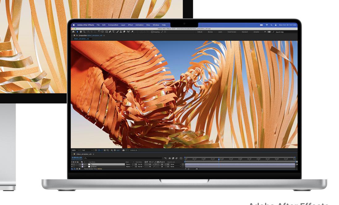 Powerful MacBook Pro showcasing creative software - Royal Step
