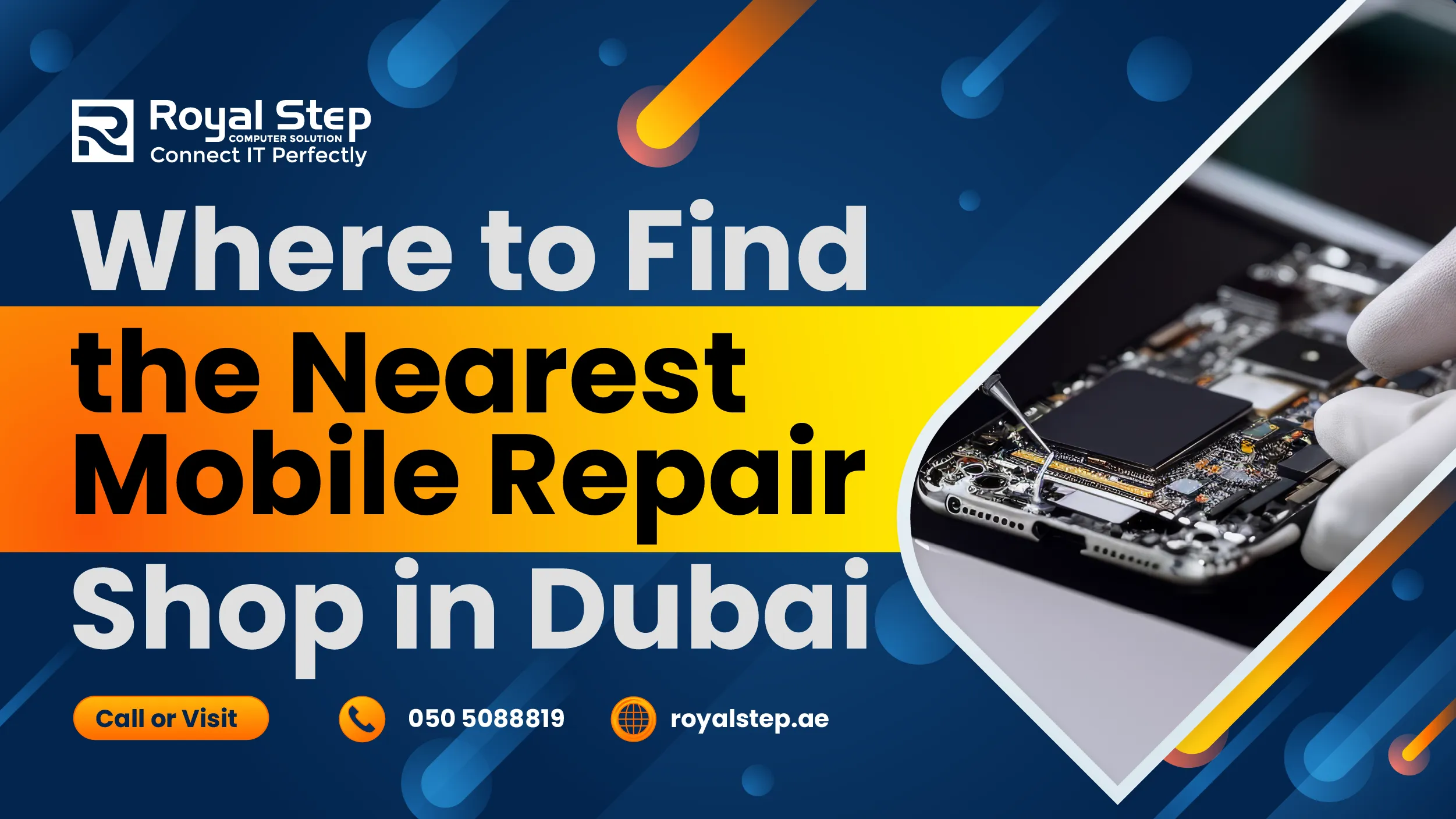 Where to Find the Nearest Mobile Repair Shop in Dubai